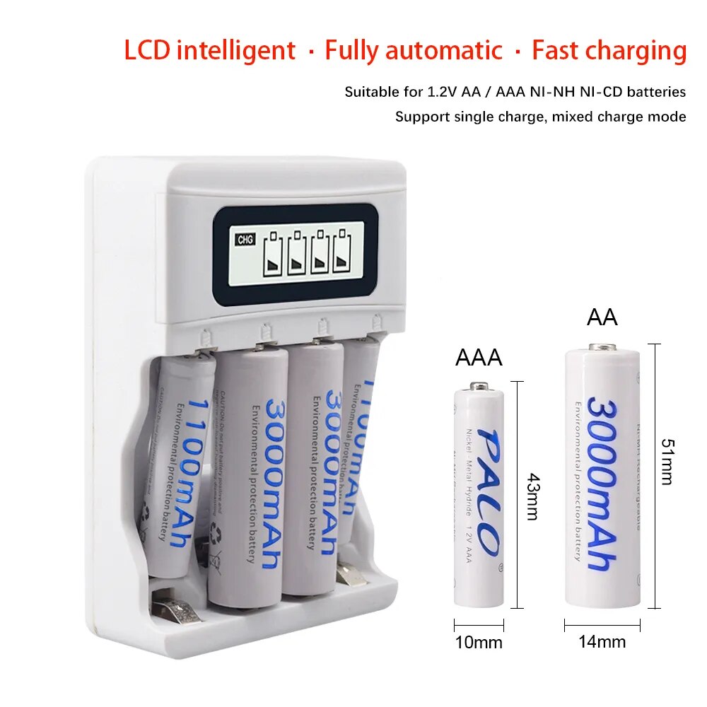 Pilha Recarregável AAA 2700mAh Blister com 4 unidades