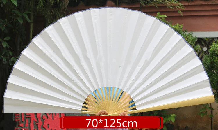 Leque Leques de mão dobrável 120x220cm, ventilador, cor lisa japonesa, grande, dobrável