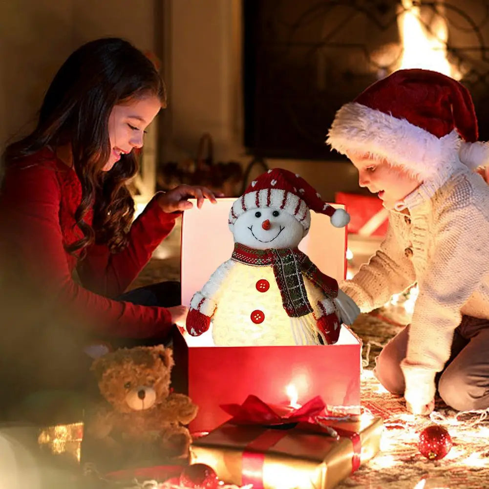 Enfeites Para De Santa Ornamento Boneco De Neve De Natal Decorações Estatuetas