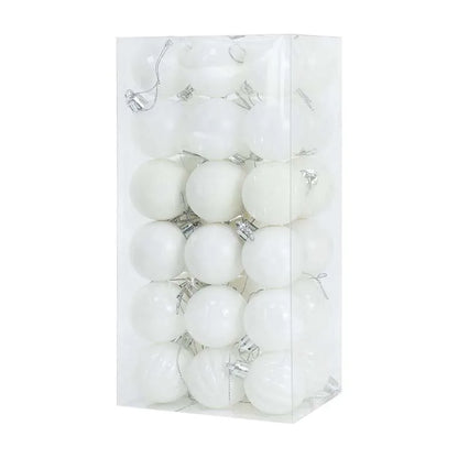 36 Pçs Ornamento de Bolas de Natal 4cm Pendant Ball Bola de Natal