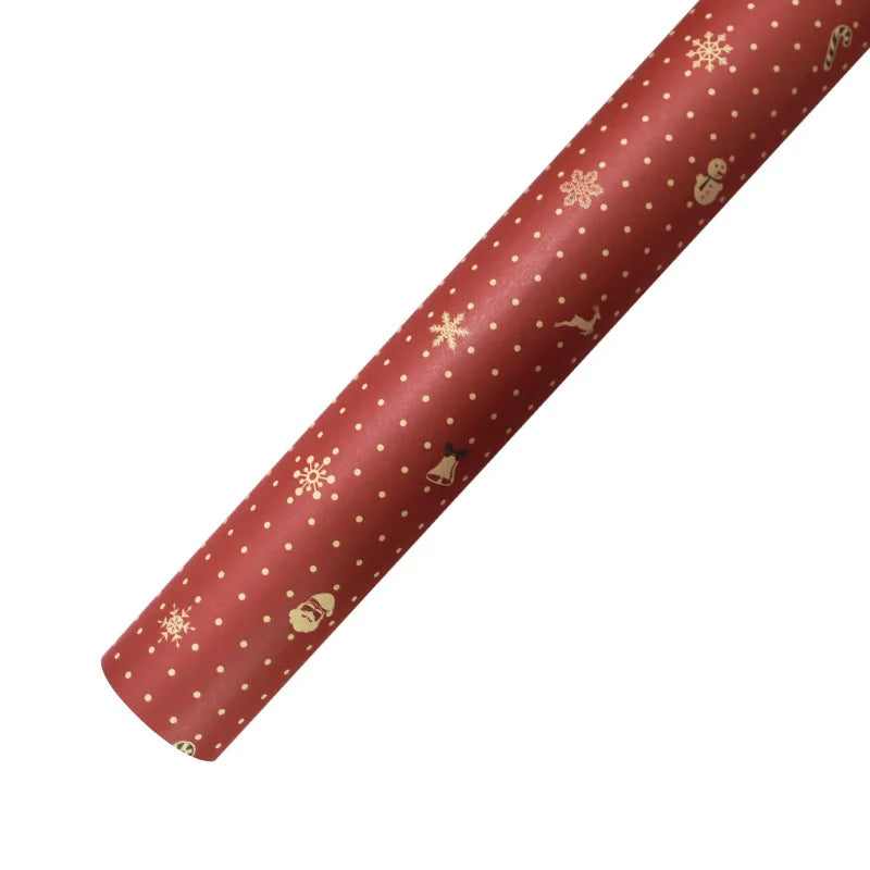 Papel kraft Embrulho Impressão Natal Folhas Papel de Embrulho de Caixa Presente e Natal
