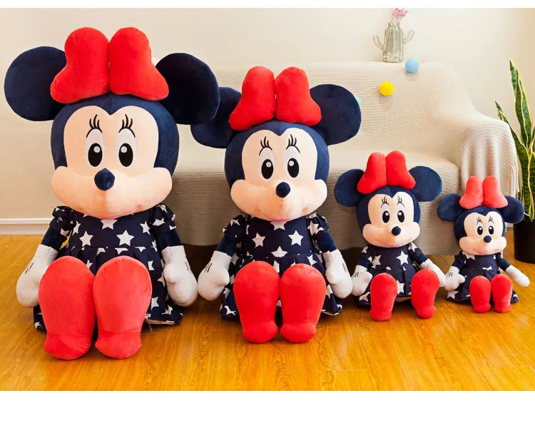 Boneco Mickey e Minnie Pelúcia Macio Estrela Mickey Minnie Bonecos