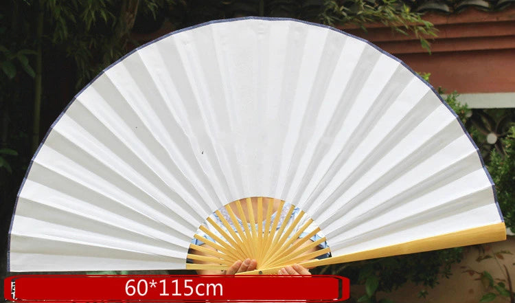 Leque Leques de mão dobrável 120x220cm, ventilador, cor lisa japonesa, grande, dobrável