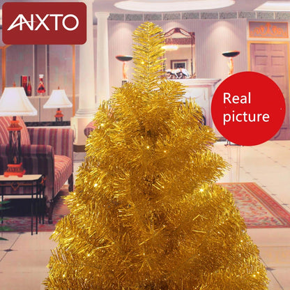 Árvore de natal artificial dourado