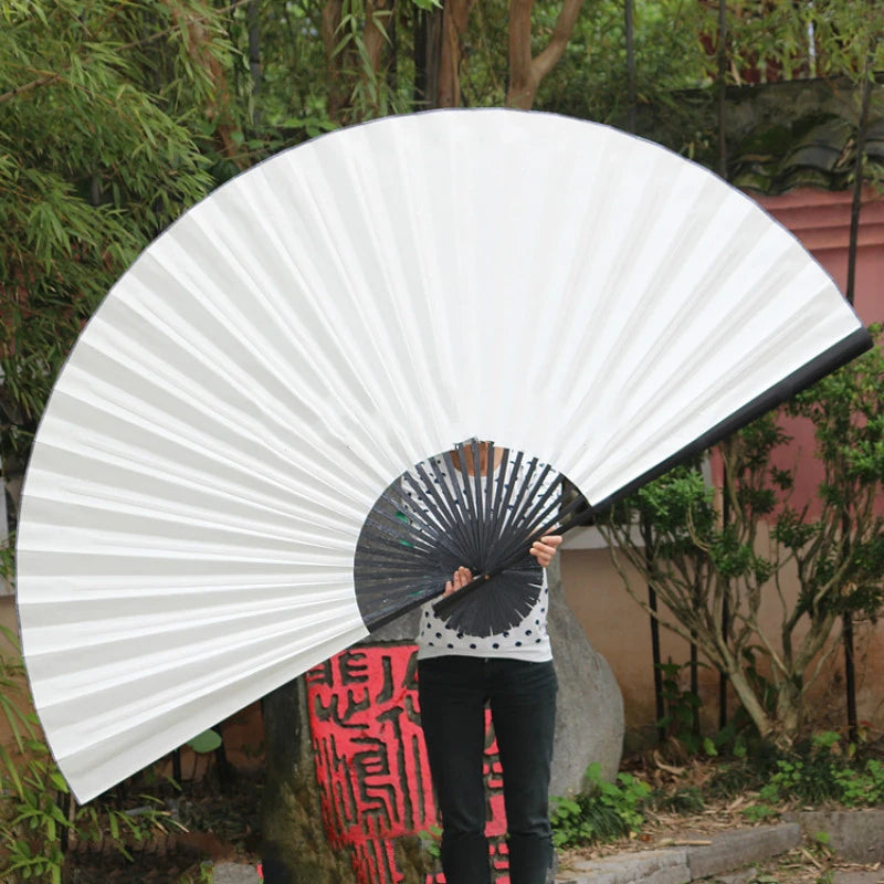 Leque Leques de mão dobrável 120x220cm, ventilador, cor lisa japonesa, grande, dobrável