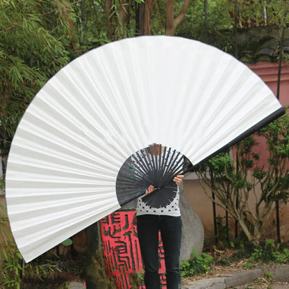 Leque Leques de mão dobrável 120x220cm, ventilador, cor lisa japonesa, grande, dobrável