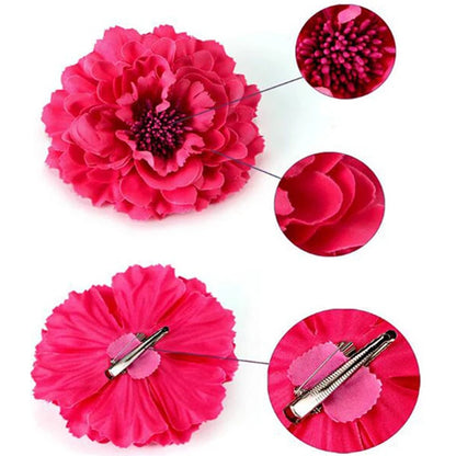 Grampos de flores de cabelo, broche, boutique, acessórios de cabelo boêmios e grampos