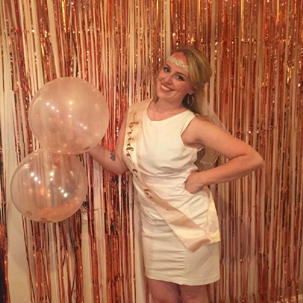 Cortinas de pano de fundo com glitter brilhante