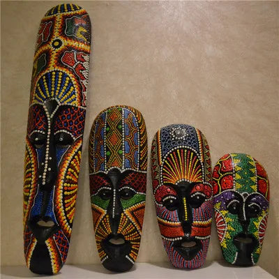 Arte Africana Camarões Gabão Fang Máscaras de parede esculturas - Decoração