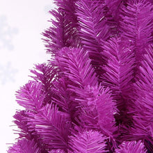 Carregar imagem no visualizador da galeria, Árvore Natal ouro/roxo Maresias Luxo 2,10m c/ 1200 Galhos Galhos
