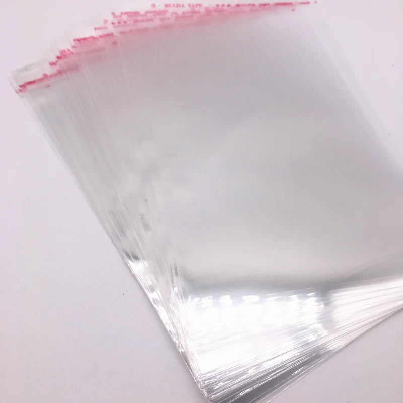 Saco Adesivado Saquinho Plastico Transparente 12x12 - 100 unidades