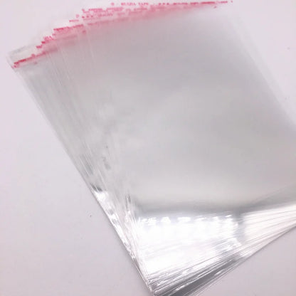 Saco Adesivado Saquinho Plastico Transparente 12x12 - 100 unidades