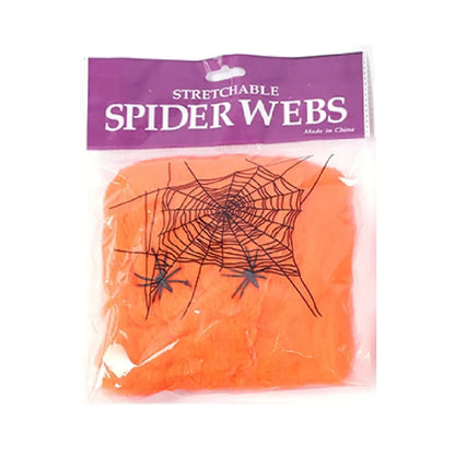 Teia de Aranha Colorida Halloween Teia de Aranha Elástica de 300m² Coteia Colorida