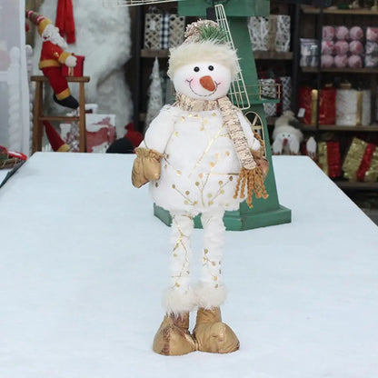 Boneco de neve branco de pé