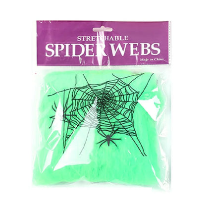Teia de Aranha Colorida Halloween Teia de Aranha Elástica de 300m² Coteia Colorida