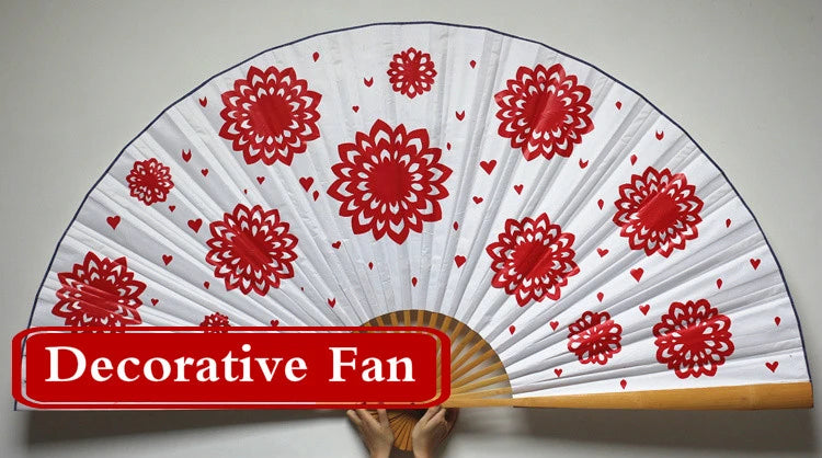 Leque Leques de mão dobrável 120x220cm, ventilador, cor lisa japonesa, grande, dobrável