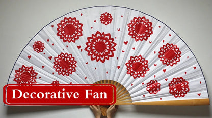 Leque Leques de mão dobrável 120x220cm, ventilador, cor lisa japonesa, grande, dobrável