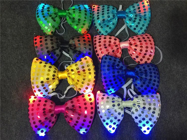 Gravatas Iluminadas para Homens - Ilumine as gravatas Fanny de- Gravata inovadora