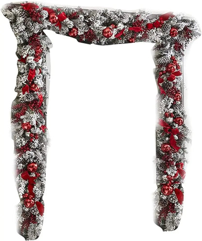 Guirlanda de Natal Artificial 35cm Guirlanda Artificial Janela Pendurada