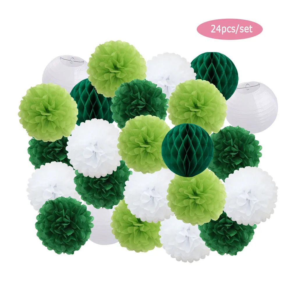 Kit De Festa De Pompons De Papel Bola De Favo