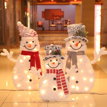 Carregar imagem no visualizador da galeria, Boneco de neve de Natal com LED
