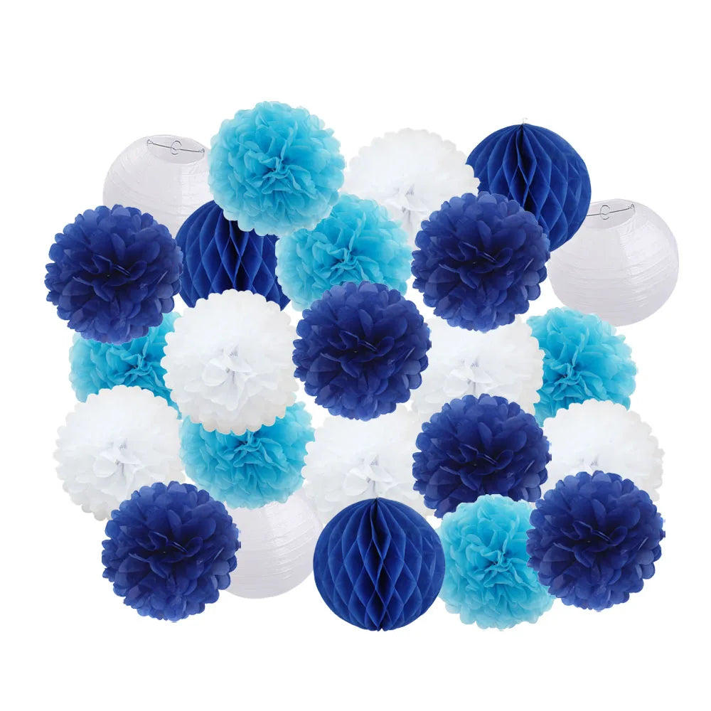 Kit De Festa De Pompons De Papel Bola De Favo