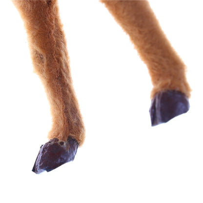 Rena decorativa Natal Miniatura de Rena de Natal em Pelúcia para Decoração de Jardim