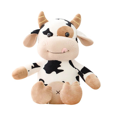 Bicho de Pelúcia Vaca Vaquinha Macia e Pelúcia Vaca Vaquinha Linda Incríveis 30cm