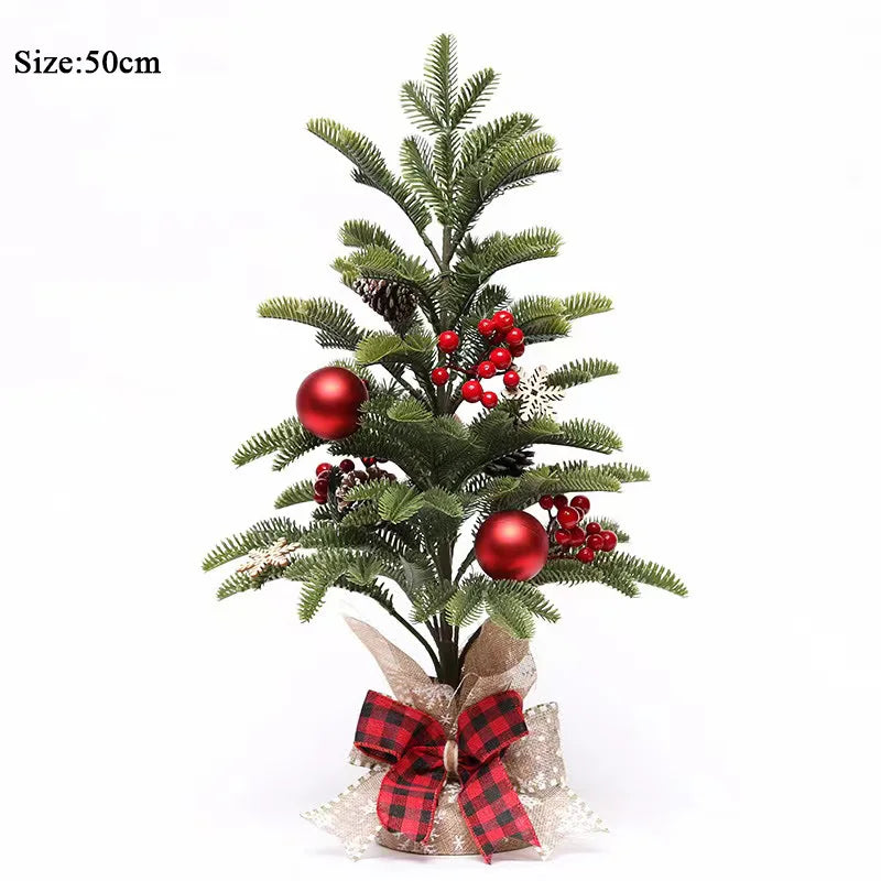 Guirlanda Natal Xadrez em cone pinheiro vermelho vigas grandes artificiais para porta Natal