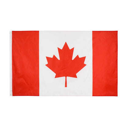 Bandeira do Canadá 2' x 3' para uso externo - Bandeiras canadenses 90 x 60 cm - Banner