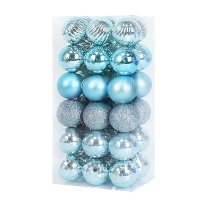 36 Pçs Ornamento de Bolas de Natal 4cm Pendant Ball Bola de Natal