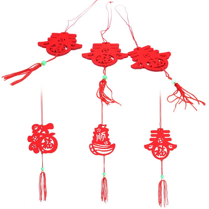 Lanterna chinesa decoração ano novo chinês pingente primavera festival pendurado