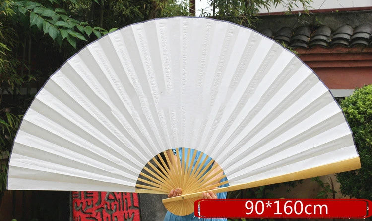 Leque Leques de mão dobrável 120x220cm, ventilador, cor lisa japonesa, grande, dobrável