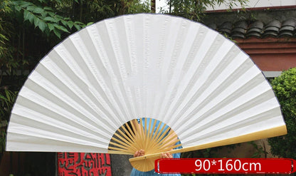 Leque Leques de mão dobrável 120x220cm, ventilador, cor lisa japonesa, grande, dobrável