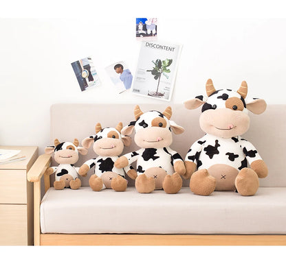 Bicho de Pelúcia Vaca Vaquinha Macia e Pelúcia Vaca Vaquinha Linda Incríveis 30cm