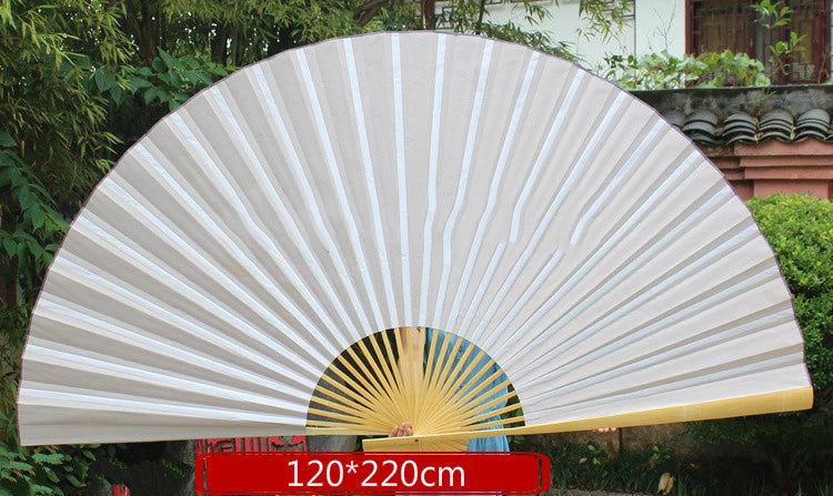 Leque Leques de mão dobrável 120x220cm, ventilador, cor lisa japonesa, grande, dobrável