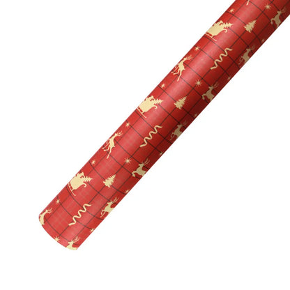 Papel kraft Embrulho Impressão Natal Folhas Papel de Embrulho de Caixa Presente e Natal