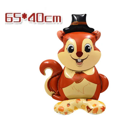 Kit 1 Balões Metalizados Espantalho 120cm Festa Junina Decoração