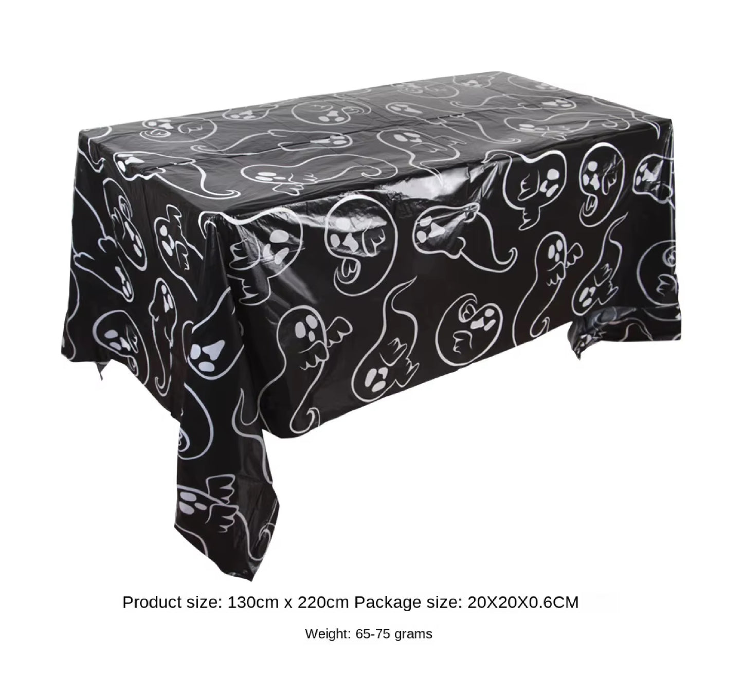 Toalhas de Mesa Sangrentas de Halloween Capa de Crânio de Plástico Capa de Mesa