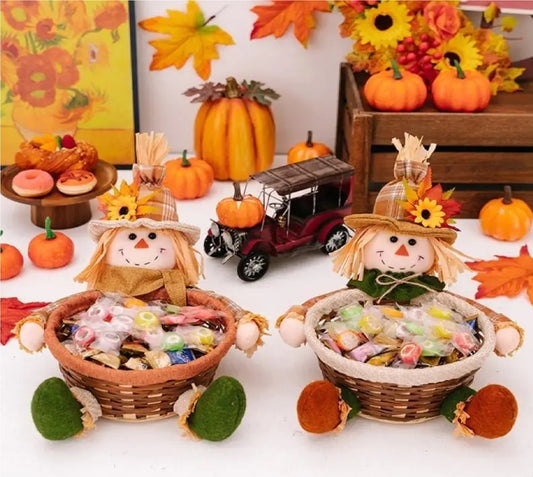 Decoração de espantalho Festa Junina  do festival da colheita, boneca pelúcia espantalhos