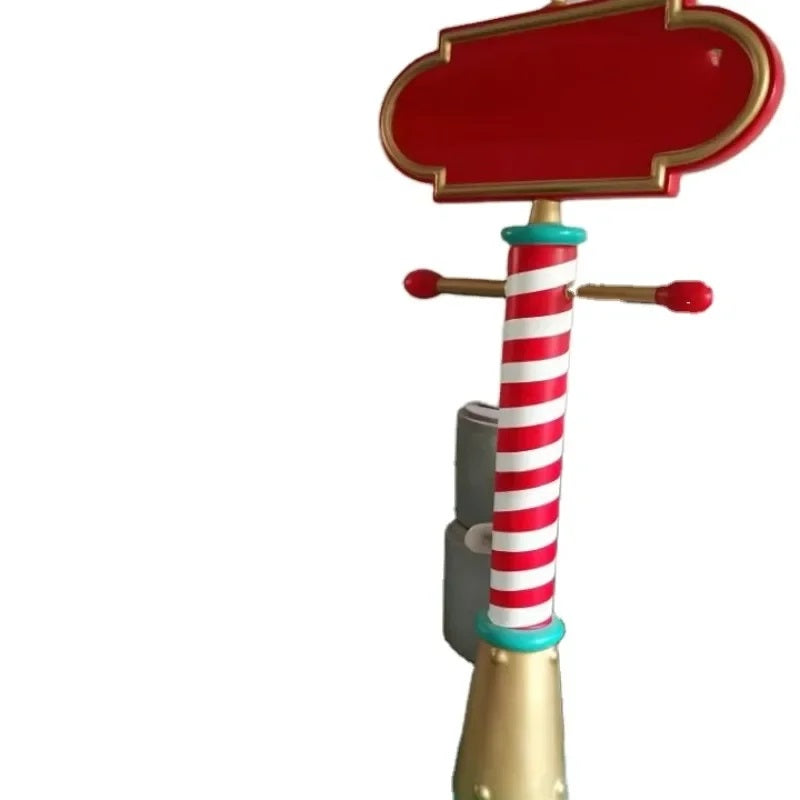 Placas de Natal de fibra de vidro shopping, decoração de navegação comercia e enfeites