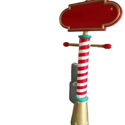 Placas de Natal de fibra de vidro shopping, decoração de navegação comercia e enfeites