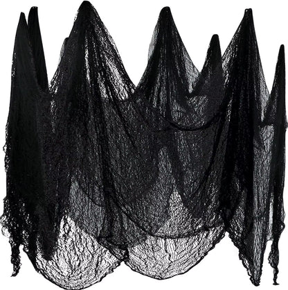 Teia Preto Halloween Assustadora de Halloween Decorações Assustador 76cm*400cm