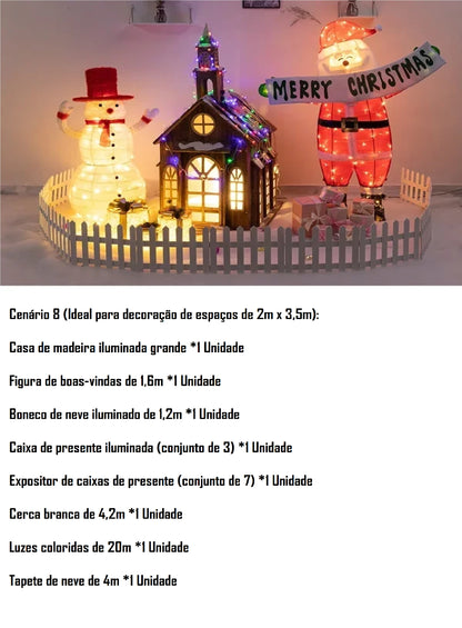 Cenário de Natal para Empresas e Natalina para Shopping, Cenário de Natal para Eventos