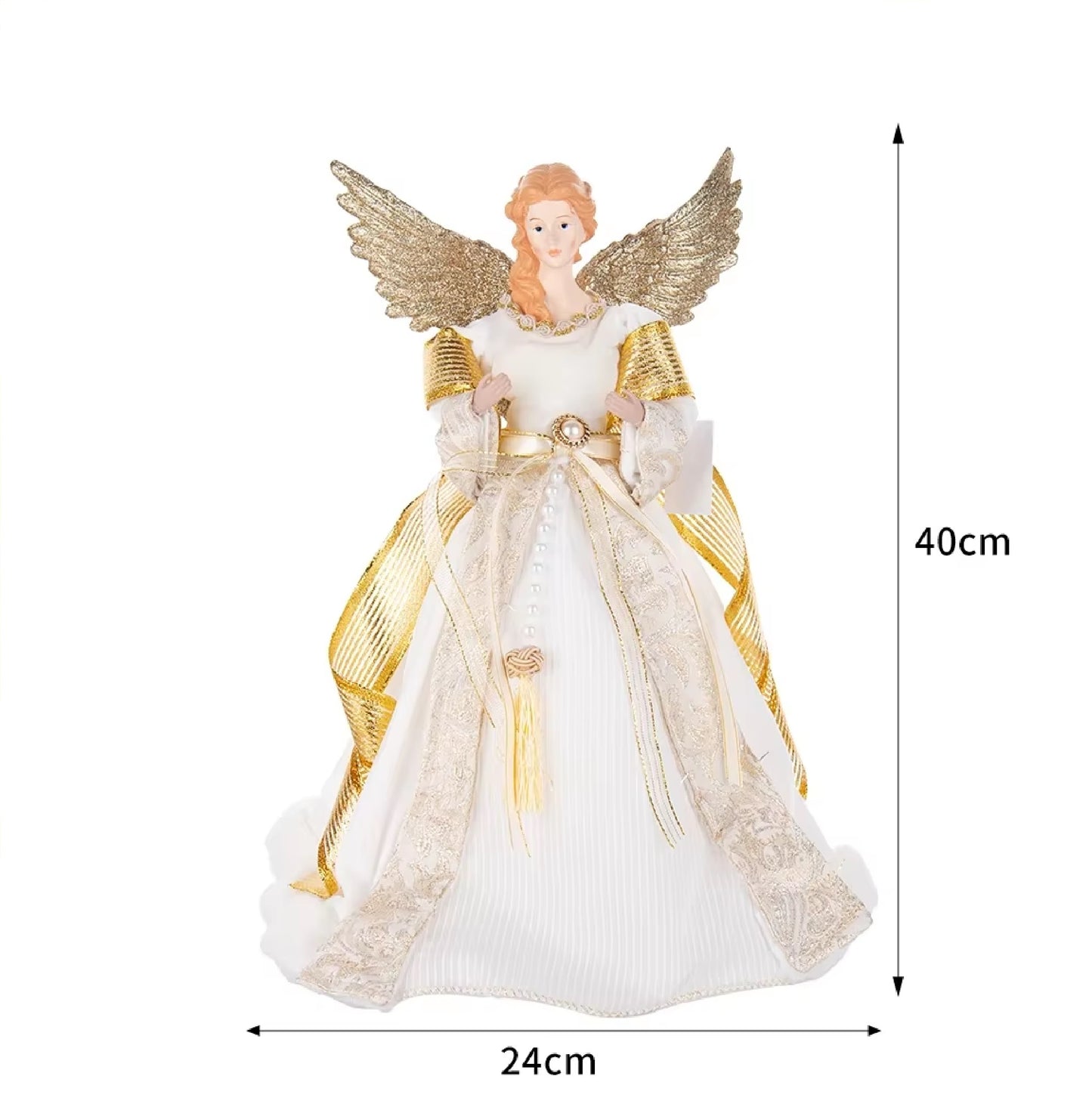 Anjo Enfeite Decoração De luxo Arvore de Natal 40CM*25.5CM*15CM Arvore de Natal