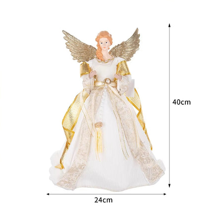 Anjo Enfeite Decoração De luxo Arvore de Natal 40CM*25.5CM*15CM Arvore de Natal
