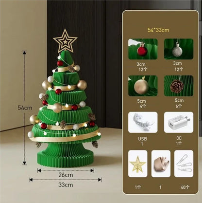 Árvore de Natal de 99cm de Altura, Decoração Criativa de Natal, Decoração de Cena Natal