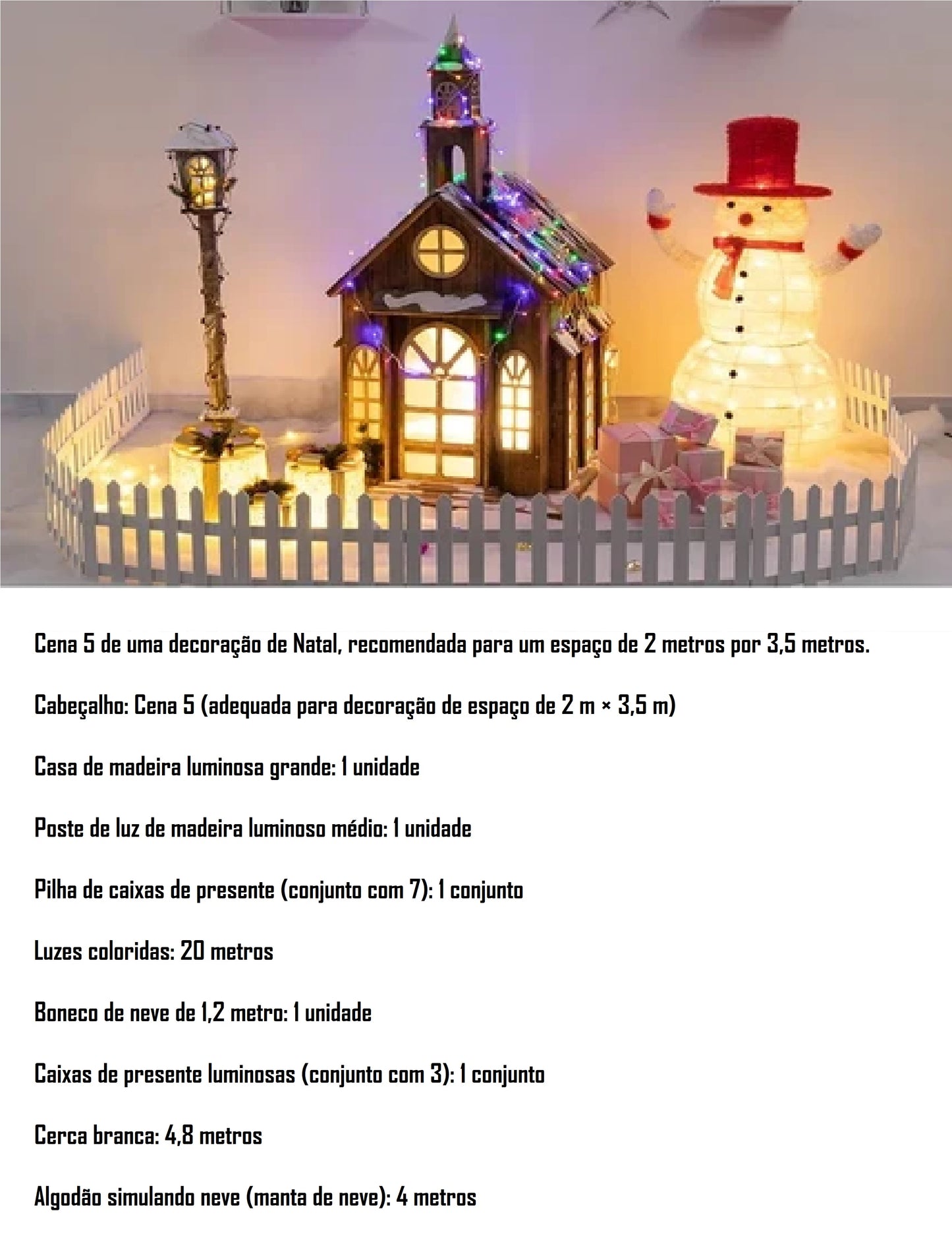 Cenário de Natal para Empresas e Natalina para Shopping, Cenário de Natal para Eventos