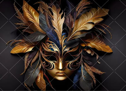 Carnaval, cenário fotográfico, roxo, verde, dourado, máscara, baile, dança, fundo máscaras