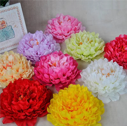 Simulação Peônia Flor , Exibição De Janela 18cm PE Artificial  e Adereços Fotográficos
